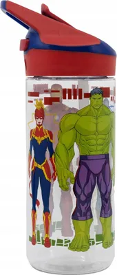 Immagine prodotto di Bidon con manico 620ml AVENGERS Tappo in Tritan