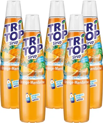 Produktbild von TRI TOP Sirup Orange-Mandarine 600 ml (5er Pack)