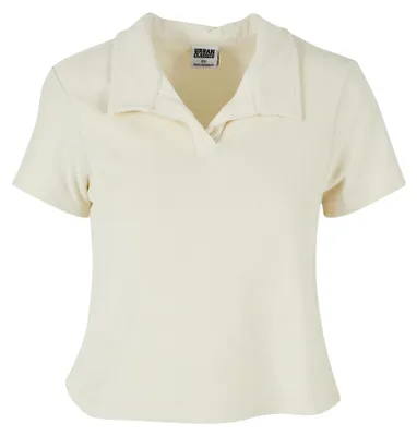 Produktbild von Urban Classics - Poloshirt für Damen TN1224 (5XL) (Blassweiß)