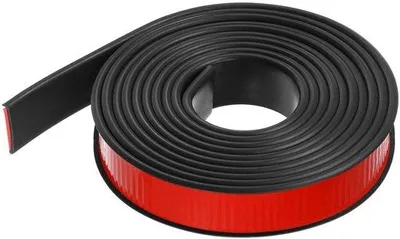 Obrázok produktu pre Ochrana okrajov v tvare písmena U v čiernej farbe z pružného materiálu TPE