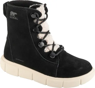 Image de Sorel Dames  Bottine Explorer III Joan Cozy WP 2077981 noir