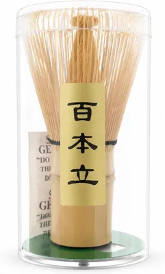 Produktbild von Matcha-Besen aus Bambus, 100 Zähne, handgemacht, für die Teezeremonie