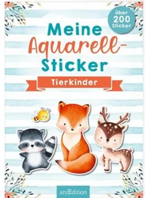 Obrázek produktu pro Meine Aquarell-Sticker - Tierkinder