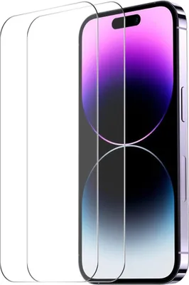 Produktbild von iPhone 16 Displayschutz - Panzerglas Doppelpack - Transparent