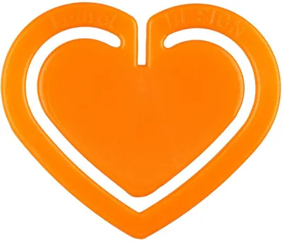 Produktbild von Büroklammern Herzklip 30mm VE=1000 Stück orange