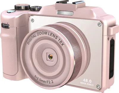 Image de INF Appareil photo numérique 4K 48MP zoom numérique 18X/stabilisation/autofocus Rose