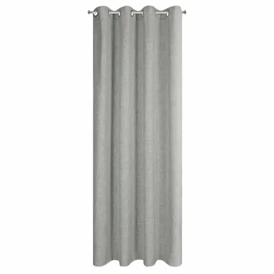 Produktbild von Vorhang ROMA silber 140x250 cm  Ösen Ösenvorhang