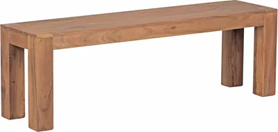 Produktbild von Essenbank - Massiv Akazienholz - Naturprodukt - Landhausstil - 140 x 45 x 35 cm