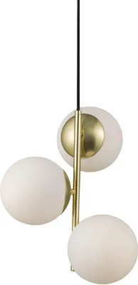 Produktbild von Nordlux Hängeleuchte Lilly Messing, Opalweiß