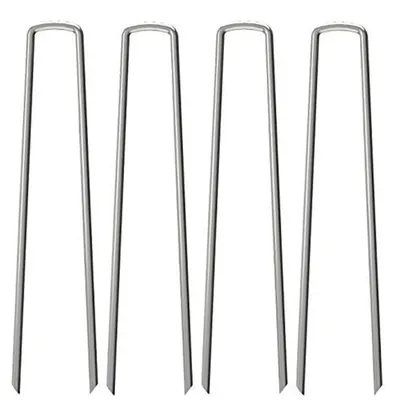 Produktbild von Omgoods - 50 Stück 30 cm (12 Zoll) lange Gartenpfähle zur Sicherung von Grünflächen