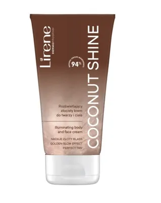 Produktbild von Lirene Coconut Shine Illuminating Golden Face and Body Cream 150ml