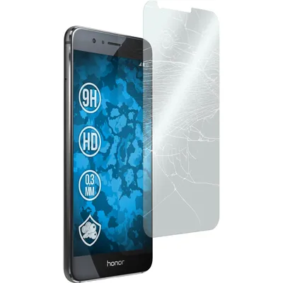 Produktbild von 2er-Pack PhoneNatic Glas-Folie klar  kompatibel mit Huawei Honor 8 - Panzerglas für Honor 8