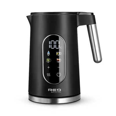 Produktbild von RED COLORSENSE Wasserkocher A15E 1,7 L 2000 W schwarz Farbtouchscreen 5 Programme Warmhalten, 1.7 l, 2000 W, Modul für Stromkabel