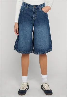 Image de Short pour femme Urban Classics Ladies Denim Bermuda, bleu foncé délavé - taille 30