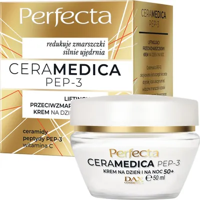 Zdjęcie produktu dla Dax Perfecta Ceramed Pep3 Krem Do Twarzy 50+ 50 Ml