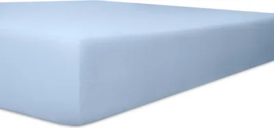 Produktbild von Kneer - Spannbetttuch - * Qualität 22  Vario-Stretch * - Farbe:  63 Hellblau - Größe: Topper 200/200/4-12cm