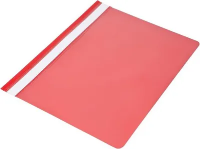 Produktbild von Pantaplast 10 Stück Hefter A4 rot Schnellhefter Flachordner Ordner Mappe