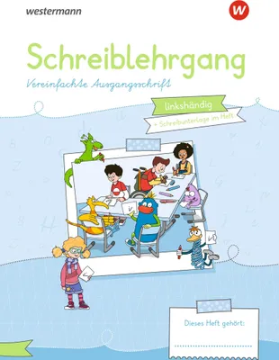 Produktbild von Westermann Schreiblehrgang VA linkshändig - Vereinfachte Ausgangsschrift