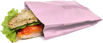 Obrázok produktu pre Pastelovo ružové vrecko na sendviče 10,5 x 14 x 18,5 cm