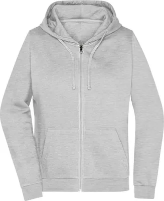 Produktbild von Klassische Sweatjacke mit Kapuze grey-heather, Gr. S