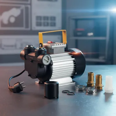 Produktbild von 60L/min Heizölpumpe Dieselpumpe Selbstansaugend Ölabsaugpumpe 230V