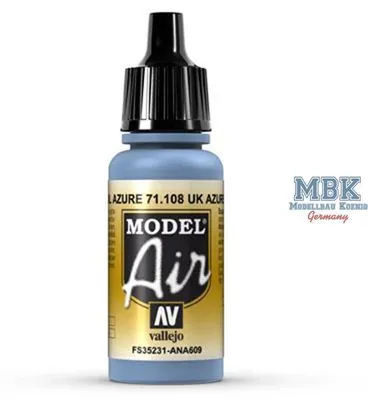 Produktbild von Vallejo 71.108, Blau, Acrylfarbe, Flüssigkeit, 17 ml, 1 Stück(e)