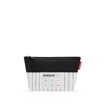 Produktbild von reisenthel #urban case new york, Etui, Kosmetiktäschchen, Kosmetikbeutel, Polyestergewebe, Black & White, 1.5 L, PL7049
