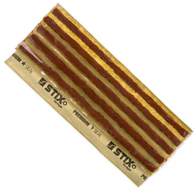 Image de STIX 5x bandes de vulcanisation en butyle, 200 x 6 mm, marron, kit de réparation de pneus