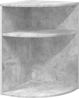 Produktbild von "2026 Moderne" Beistelltisch Beton Grau 39,7x39,7x60cm Holzwerkstoff - Konsolentische CC894363