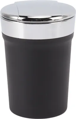 Produktbild von Rauchfreier Aschenbecher fürs Auto, tragbar, modisch, Brandschutz, Auto-Aschenbecher mit blauem LED-Licht