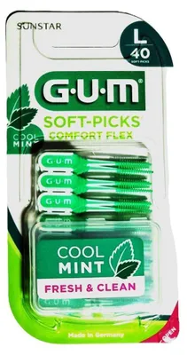 Produktbild von Gum Soft-Picks Comfort Flex large 40er