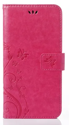 Produktbild von Handy Tasche für Samsung Galaxy S20 FE Schutz Hülle Handyhülle mit Blumenmuster Klapp Hülle mit Standfunktion und Kartenfächer Farbe: Pink