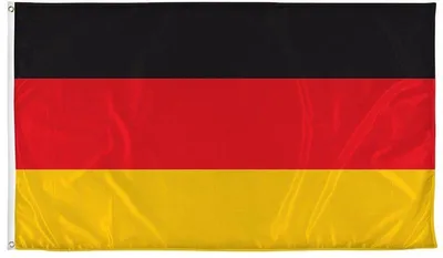 Image de 5 drapeaux allemands - Drapeau allemand - Noir, rouge et or - 5 drapeaux - Le drapeau allemand - 150/90 cm - Polyester - Le drapeau fédéral - Drapeau de la Coupe du monde - Drapeau de football - CHHPN