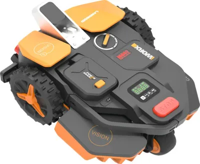 Produktbild von Robotická kosačka WORX Landroid Vision S250 WR202E pre záhrady do 250 m², robotická kosačka s umelou inteligenciou bez ohraničujúceho kábla (WLAN a Bluetooth, aktívne vyhýbanie sa prekážkam s technológiou AI, ochrana proti ježkom)