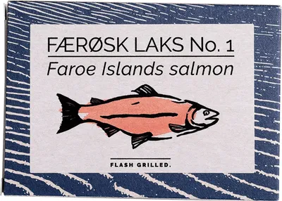 Produktbild von FANGST Færøsk laks Färöer Island Lachs gegrillt in kalt gepresstem Rapsöl aus Dänemark
