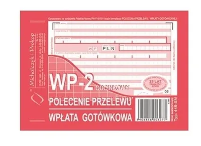 Zdjęcie produktu dla Polecen.przel.a6 2 Skł   449-5