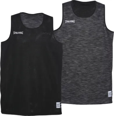 Produktbild von SPALDING Street Reversible Tank Top grau melange/schwarz S