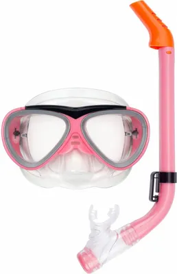 Produktbild von Waimea Tauchermaske mit Schnorchel Set Kinder rosa