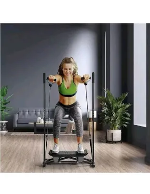Produktbild von SHARPBODY Shapeboard mit beweglichen Handläufen, Unterlegmatte und Zugbändern