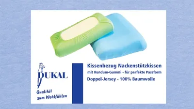 Produktbild von Bezug Nackenstützkissen : Farbe - Ciel, Größe - 35-40x60 cm