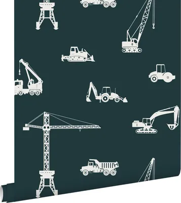 Obrázek produktu pro ESTAhome tapety vozidla tmavě modrá a bílá 53 cm x 10,05 m