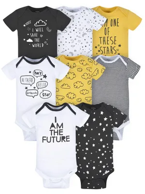 Productafbeelding van Gerber babyrompertjes "Fuchs" voor jongens, set van 8