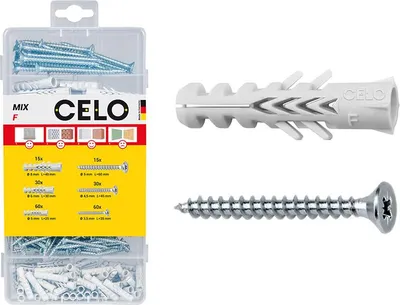 Produktbild von CELO Sortimentsbox F mit Schr. MIX F SZ, 210 Teile 5 Stk