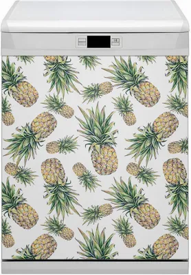 Produktbild von Küche Magnet für Spülmaschine  Abwaschbar 60x70 cm Geschirrspüle  - Ananas