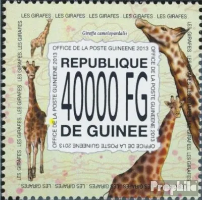 Produktbild von Briefmarken Guinea 2013 Mi 10088 (kompl. Ausgabe) postfrisch Giraffen