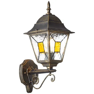 Produktbild von Außen Wandlampe, 45 x 18 x 26 cm, E27, max. 60 W, IP44, Metall/Glas