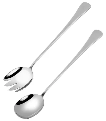 Servierlöffel-Set Edelstahl 2er-Pack 28 cm Salatbesteck