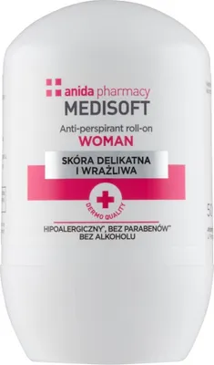 Produktbild von Anida Medisoft Frauen Antitranspirant Roll-On, 50 ml - Lang anhaltender Schutz & tägliche Frische