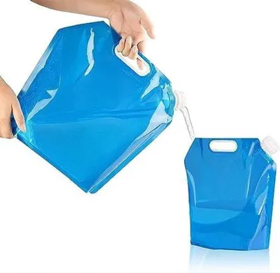 Produktbild von Famanu Wasserbeutel - Faltbar, leicht und tragbar, 5 Liter