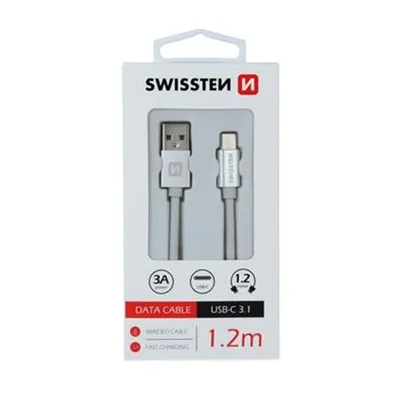 Obrázok produktu pre Swissten 71521203 USB kábel 1,2 m USB A USB C biely